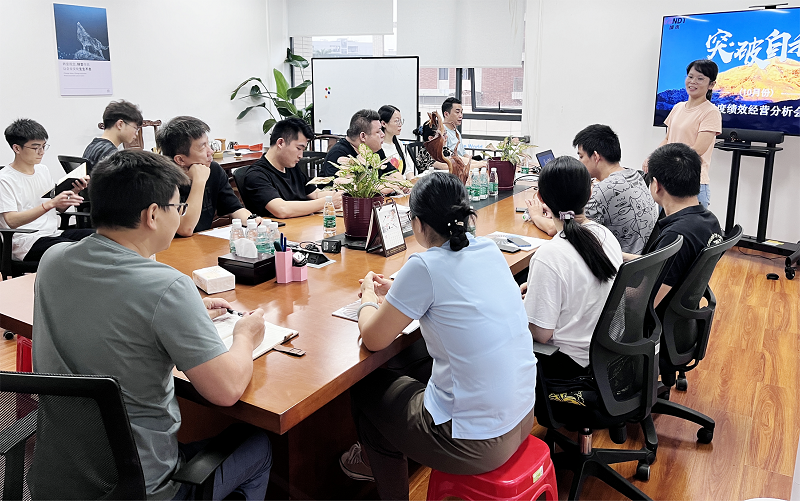 洞察過去，啟迪未來：微視光電舉行10月月度績效分析會